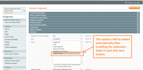 Backend Enable/Disable